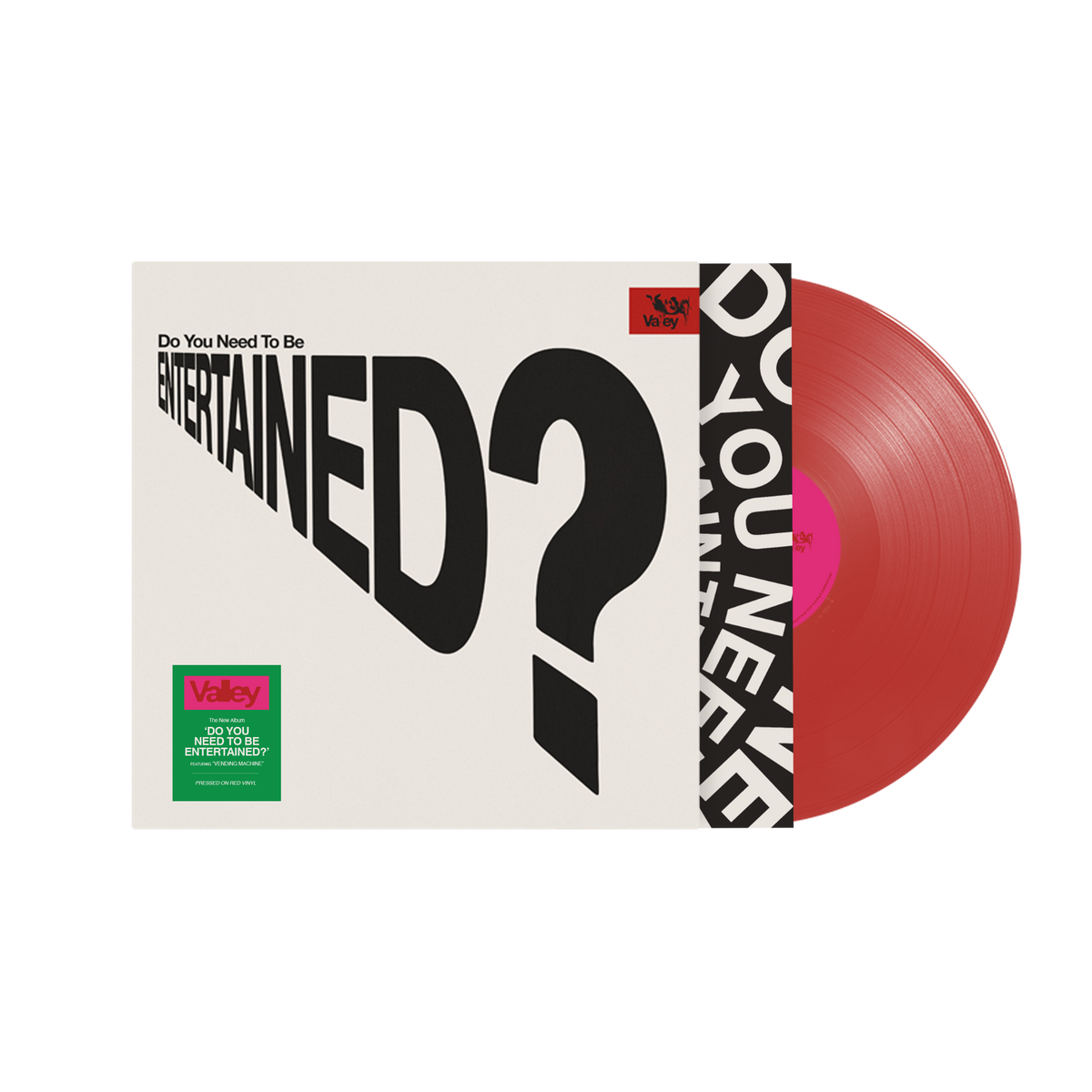 Do You Need To Be Entertained? - Signed Red Vinyl